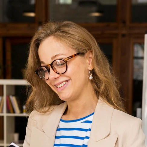 Portrait of Ms. Sophie Dubois, Portfolio Manager at European Growth Capital, an AMML investment fund partner.